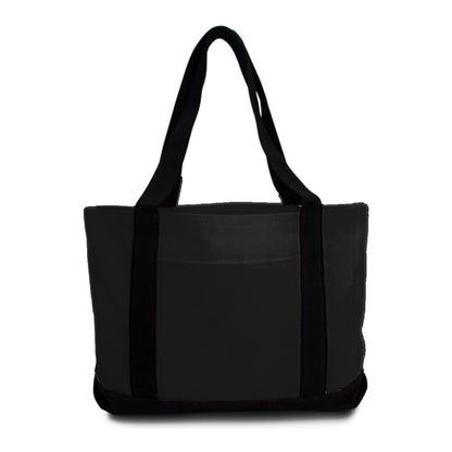 Cotton Canvas Gusseted Tote Bag