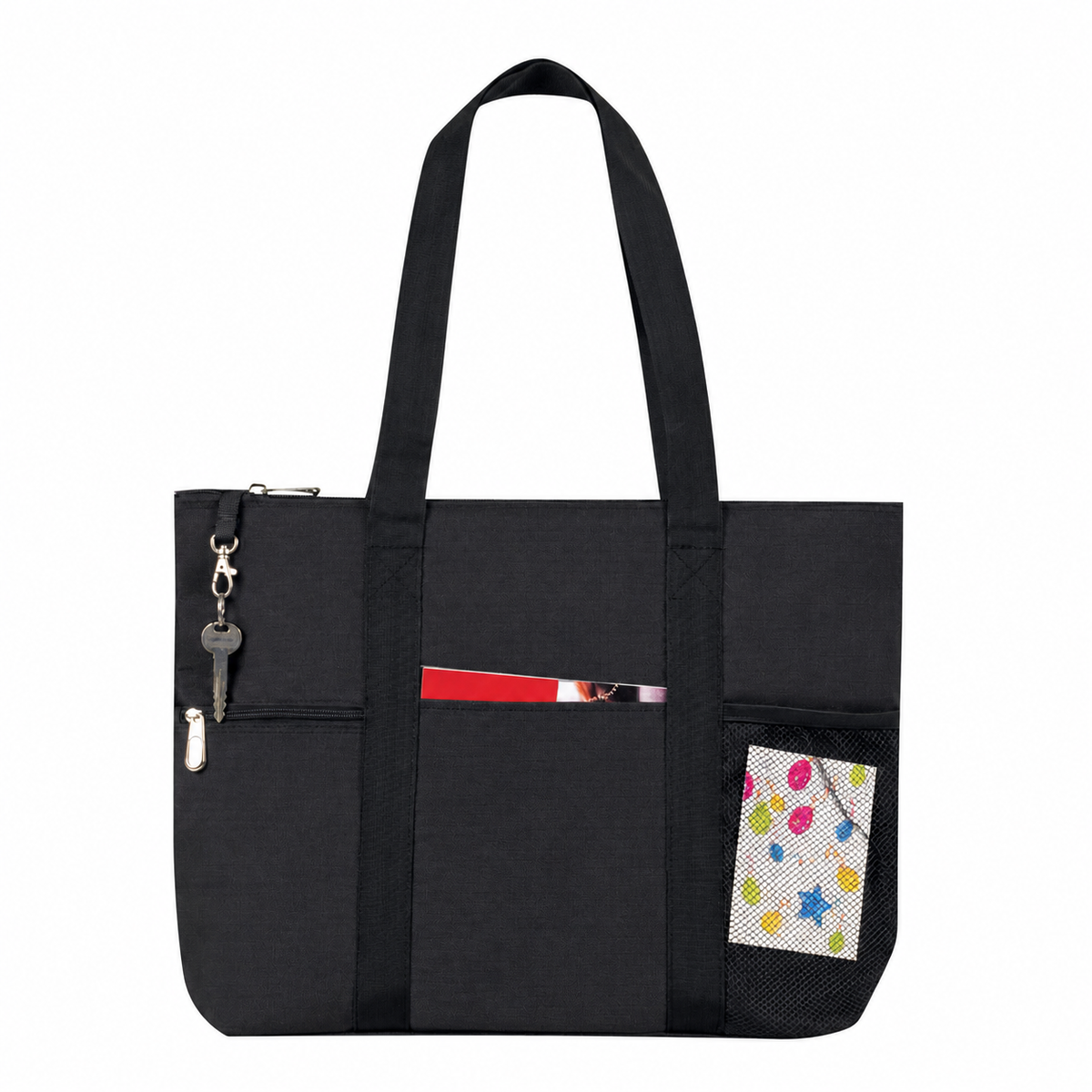 Poly Deluxe Zipper Travel Tote Bag