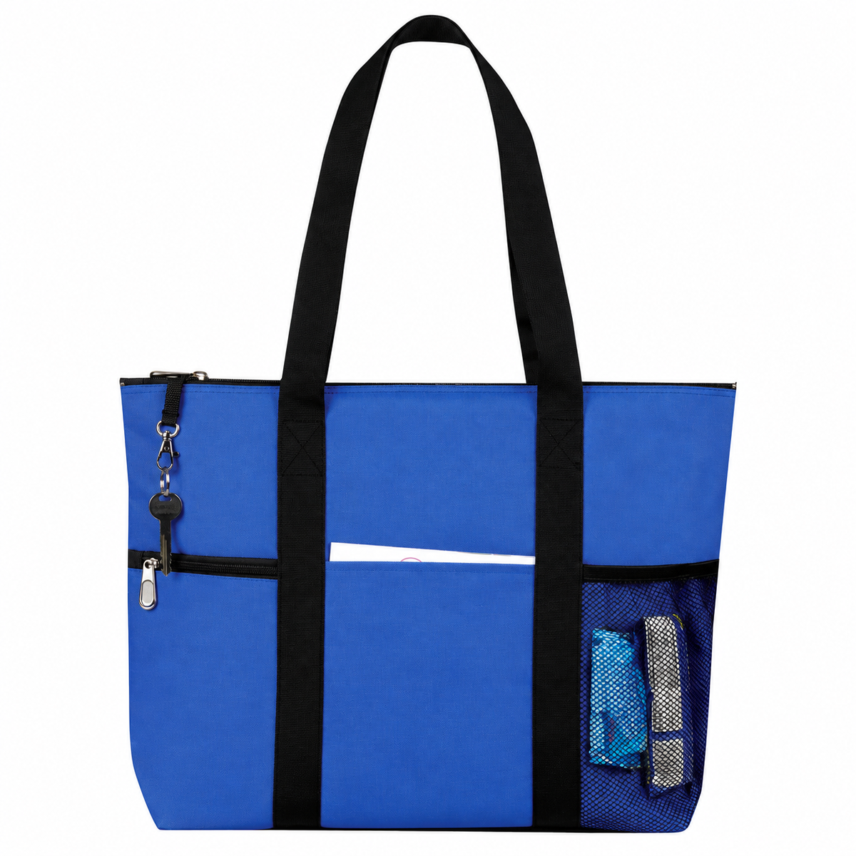 Poly Deluxe Zipper Travel Tote Bag