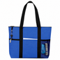 Poly Deluxe Zipper Travel Tote Bag
