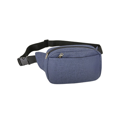 Triple-Zipper Heather Waist Pack