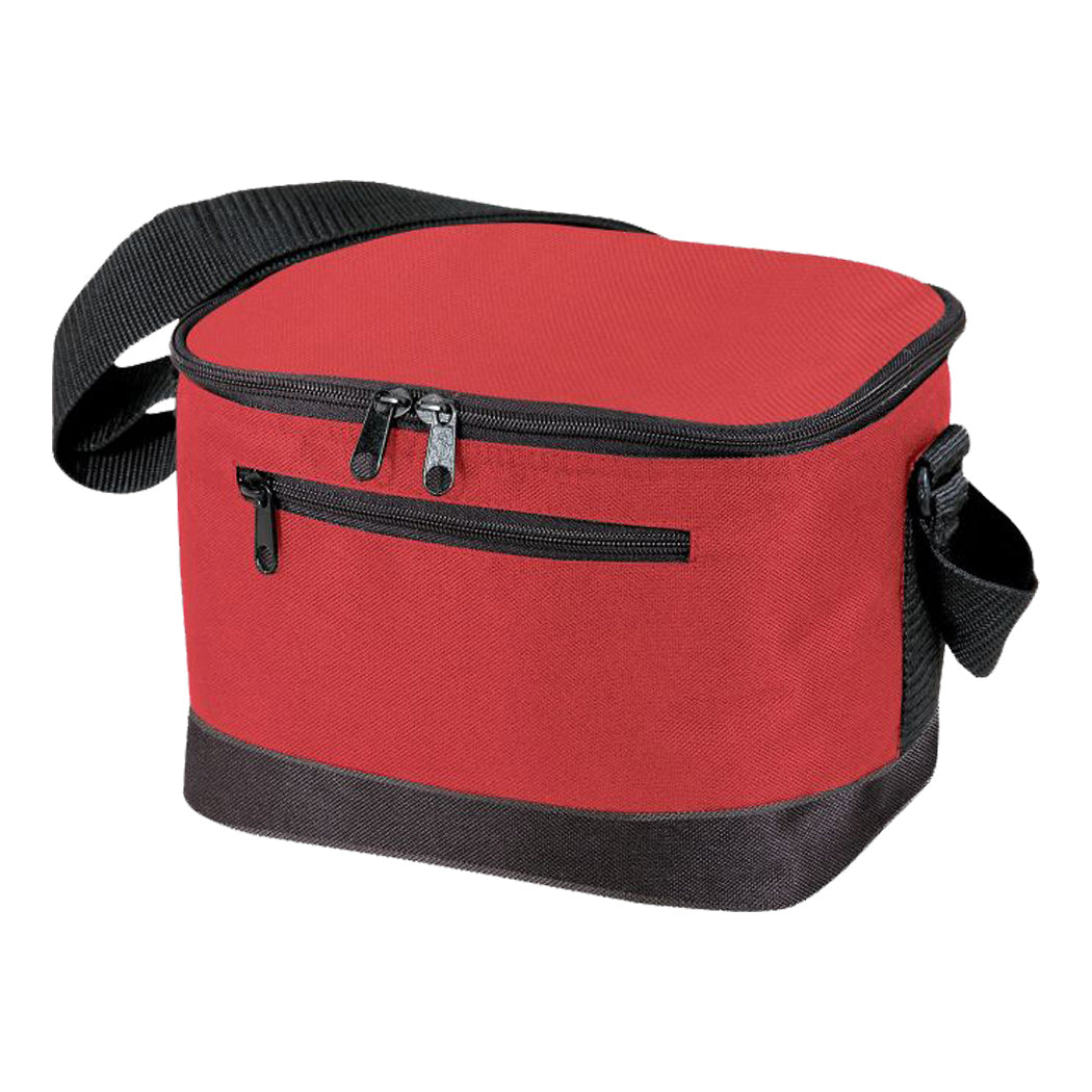 6 Pack 600D Polyester Lunch Cooler Bag