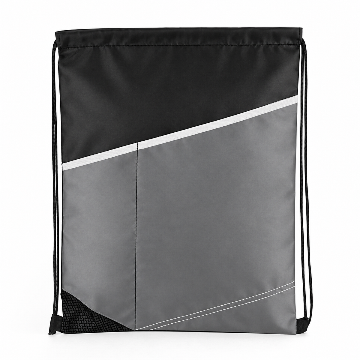 Polyester Bold Color Drawstring Bag