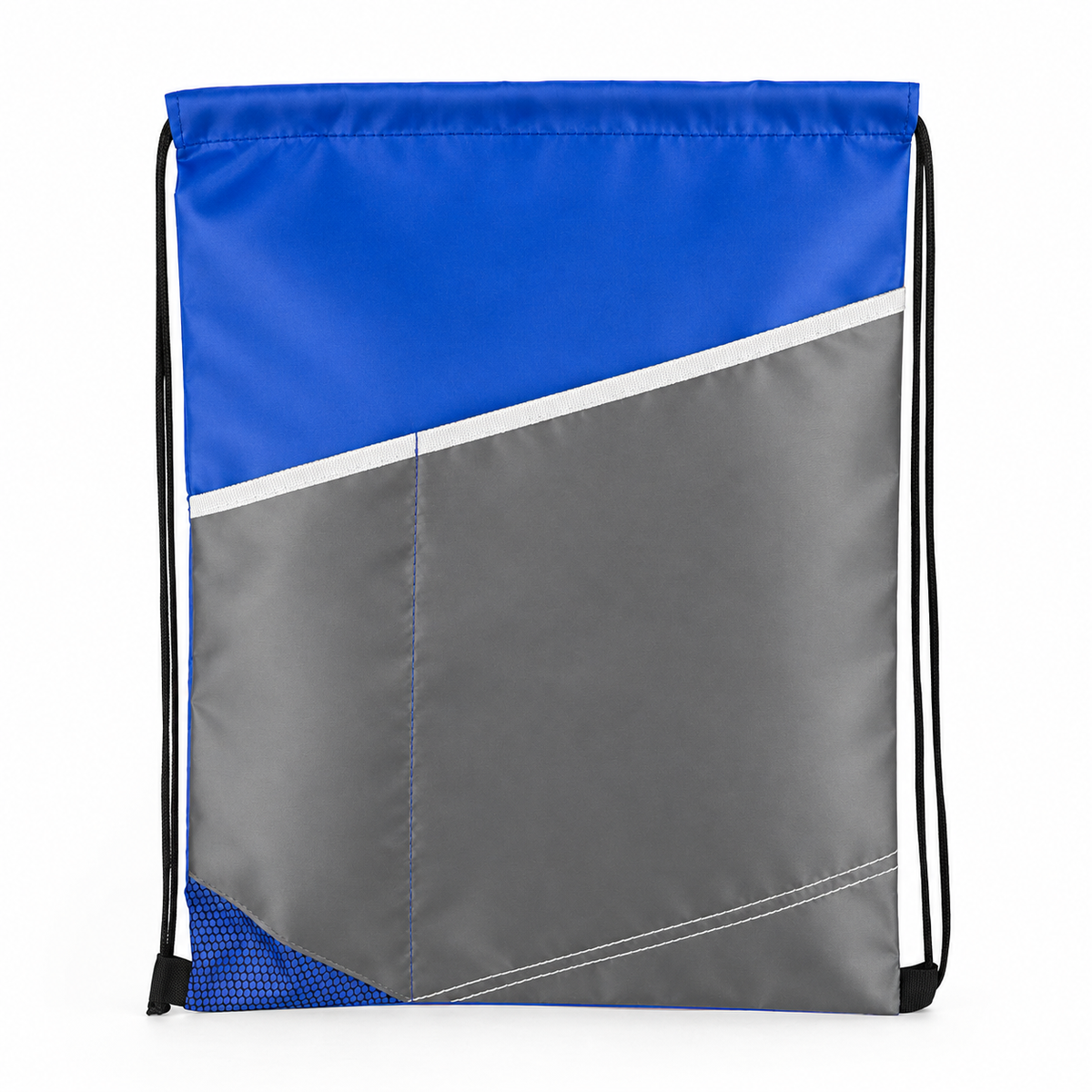 Polyester Bold Color Drawstring Bag