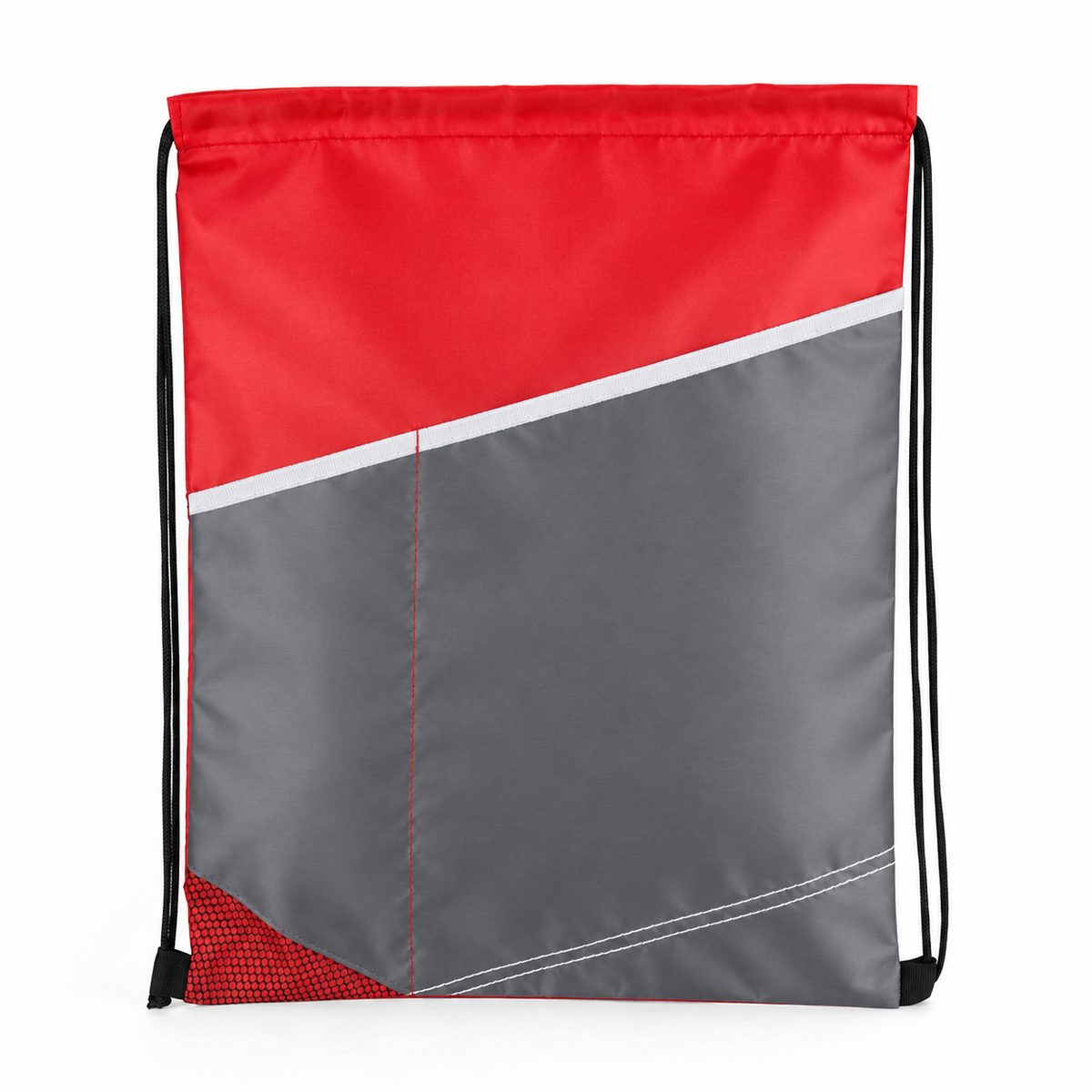 Polyester Bold Color Drawstring Bag