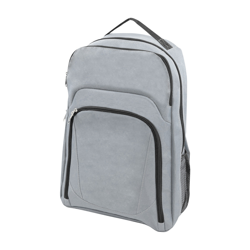 Bottle-Pocket 600D Polyester School Backpack