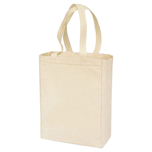 Cotton Canvas Gusset Tote Bag