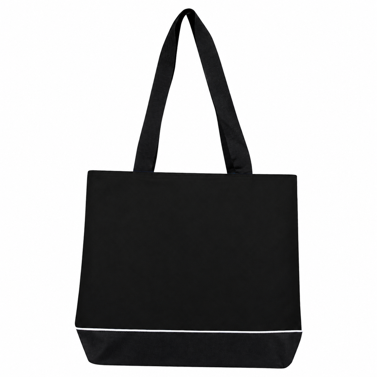 Zipper Shoulder Tote Bag