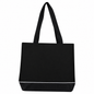 Zipper Shoulder Tote Bag