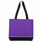 Zipper Shoulder Tote Bag