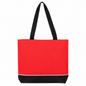 Zipper Shoulder Tote Bag