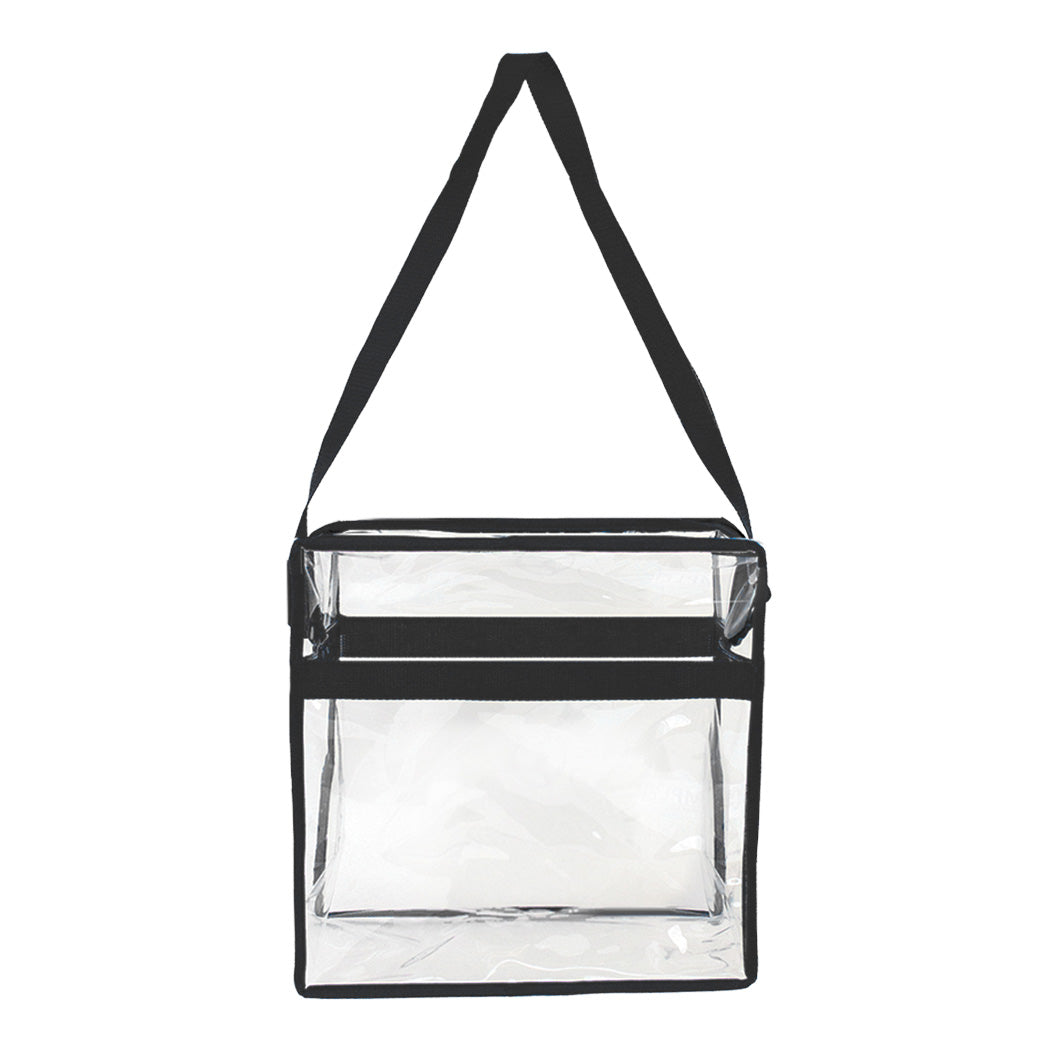 Clear PVC Messenger Tote Bag