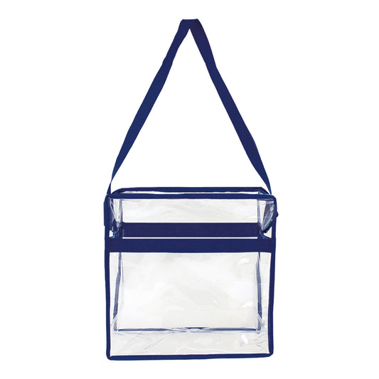 Clear PVC Messenger Tote Bag