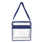Clear PVC Messenger Tote Bag