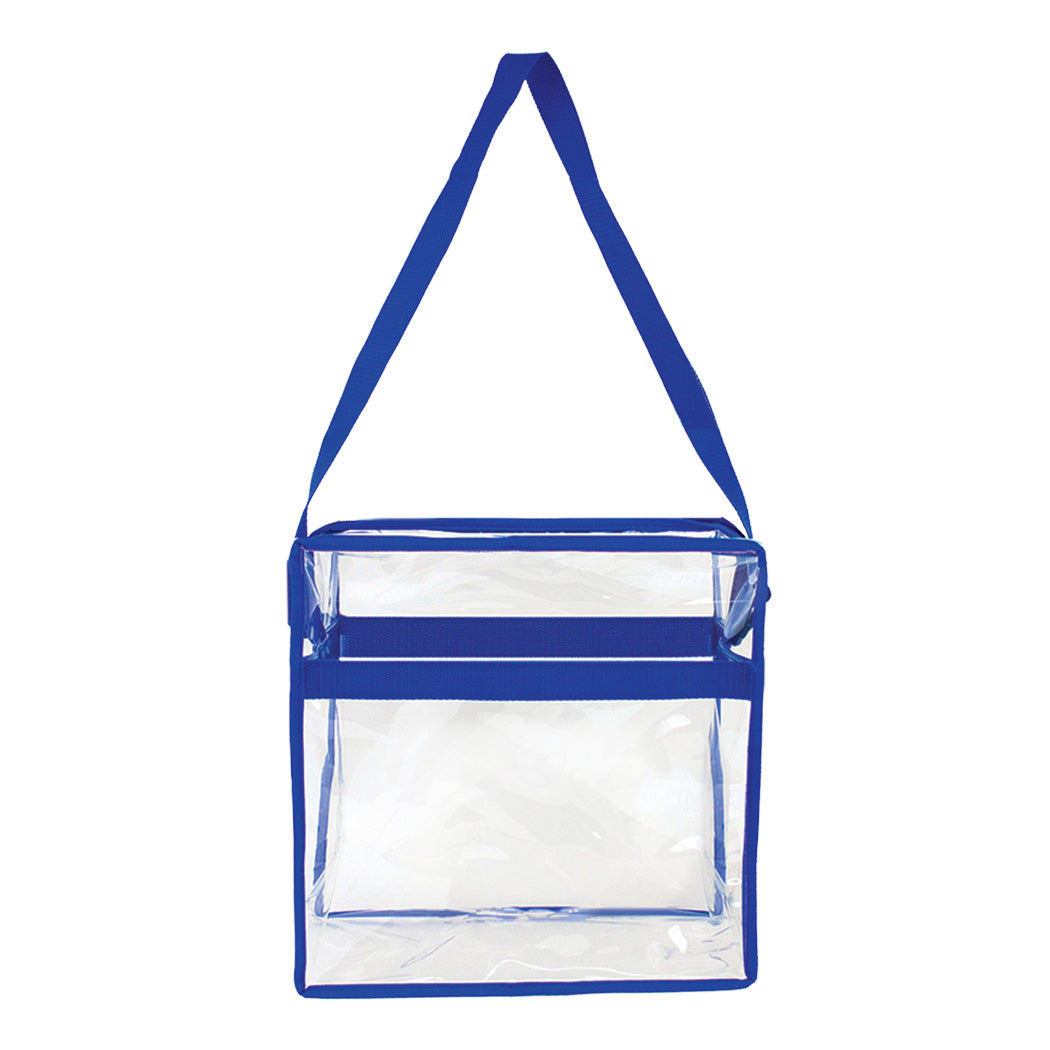 Clear PVC Messenger Tote Bag