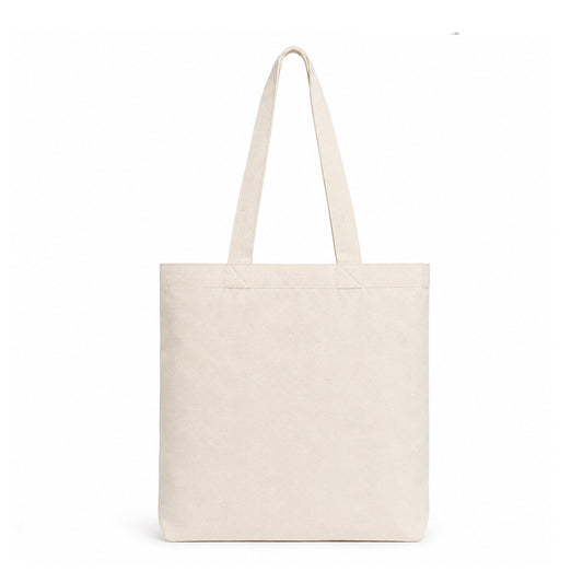 Structured Midweight Recycled Canvas Tote Bag
