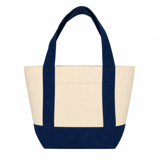 Mini Canvas Shopper Tote Bag