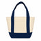 Natural with Navy
