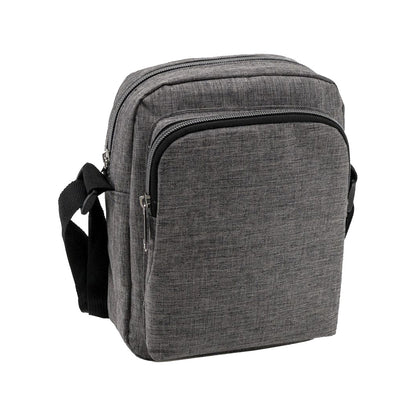 Vertical Triple Zipper Sling Bag