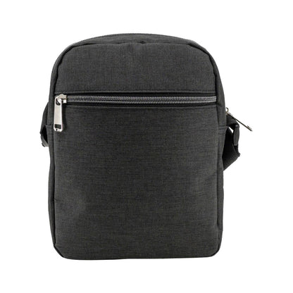Vertical Triple Zipper Sling Bag