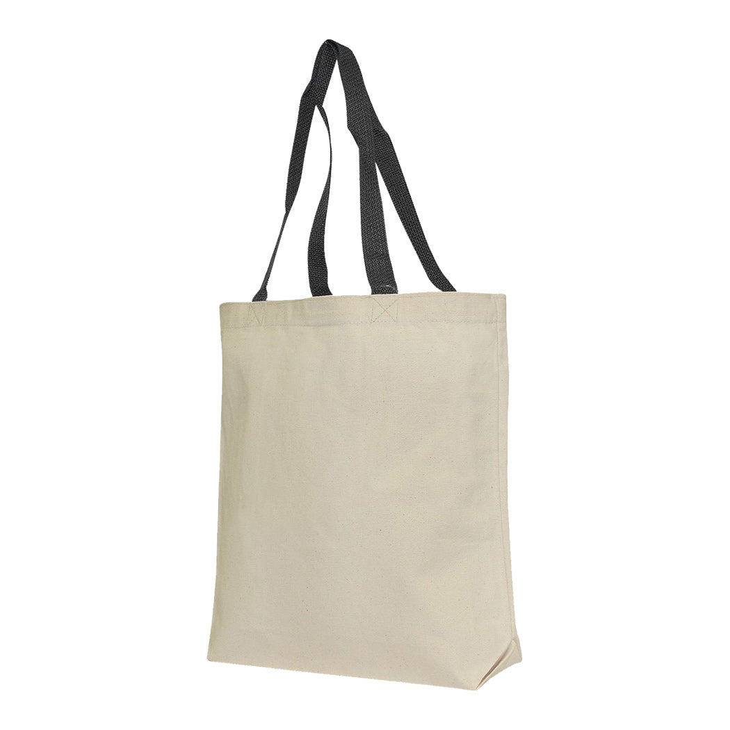 Cotton Canvas Tote Bag with Reinforced Handles