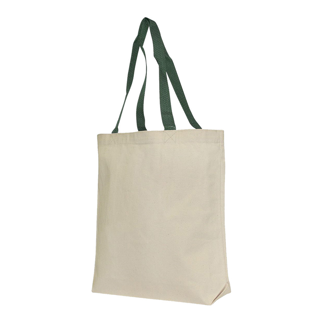 Cotton Canvas Tote Bag with Reinforced Handles