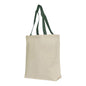 Cotton Canvas Tote Bag with Reinforced Handles