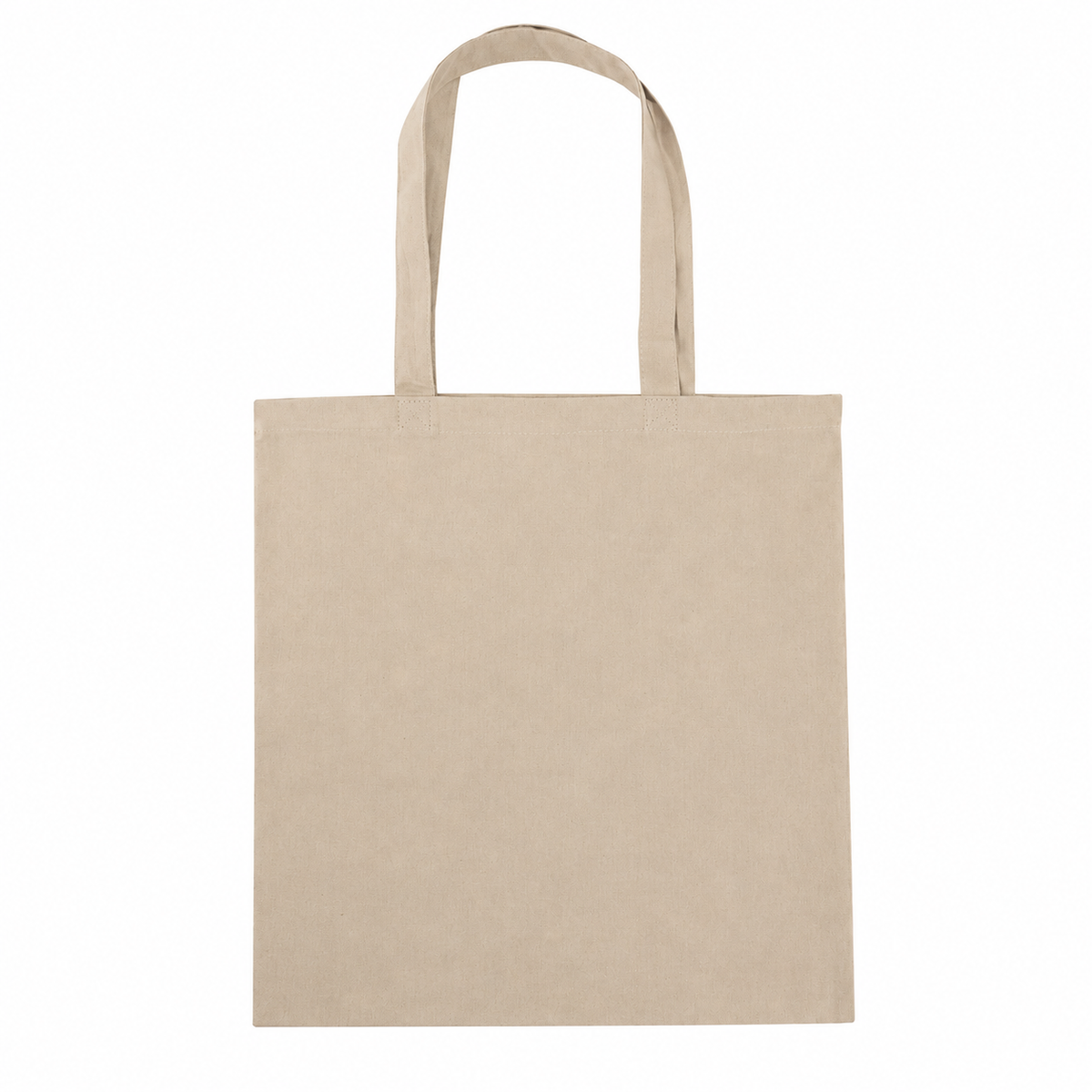 Cotton Canvas Tote Bag with Long Handles
