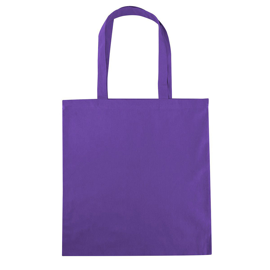 Cotton Canvas Tote Bag with Long Handles