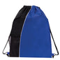 Poly Colorblock Drawstring Bag