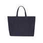 22" Zippered Cotton Canvas Tote Bag