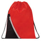 Poly Zipper Pocket Drawstring Bag