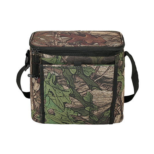 12 Can Green Camo Cooler Bag