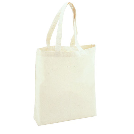 Gusseted Canvas Tote Bag