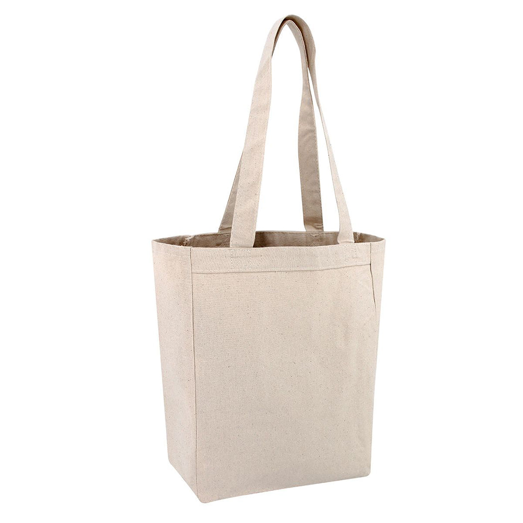 10 Cotton Canvas Tote Bag