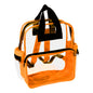 Rainbow Clear Vinyl Zippered Backpack