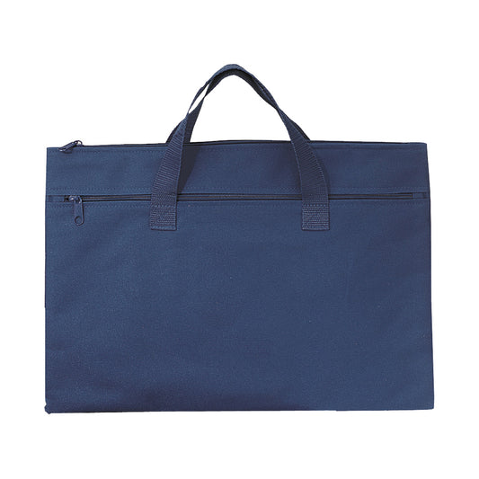 Blue 600D Polyester Document Bag