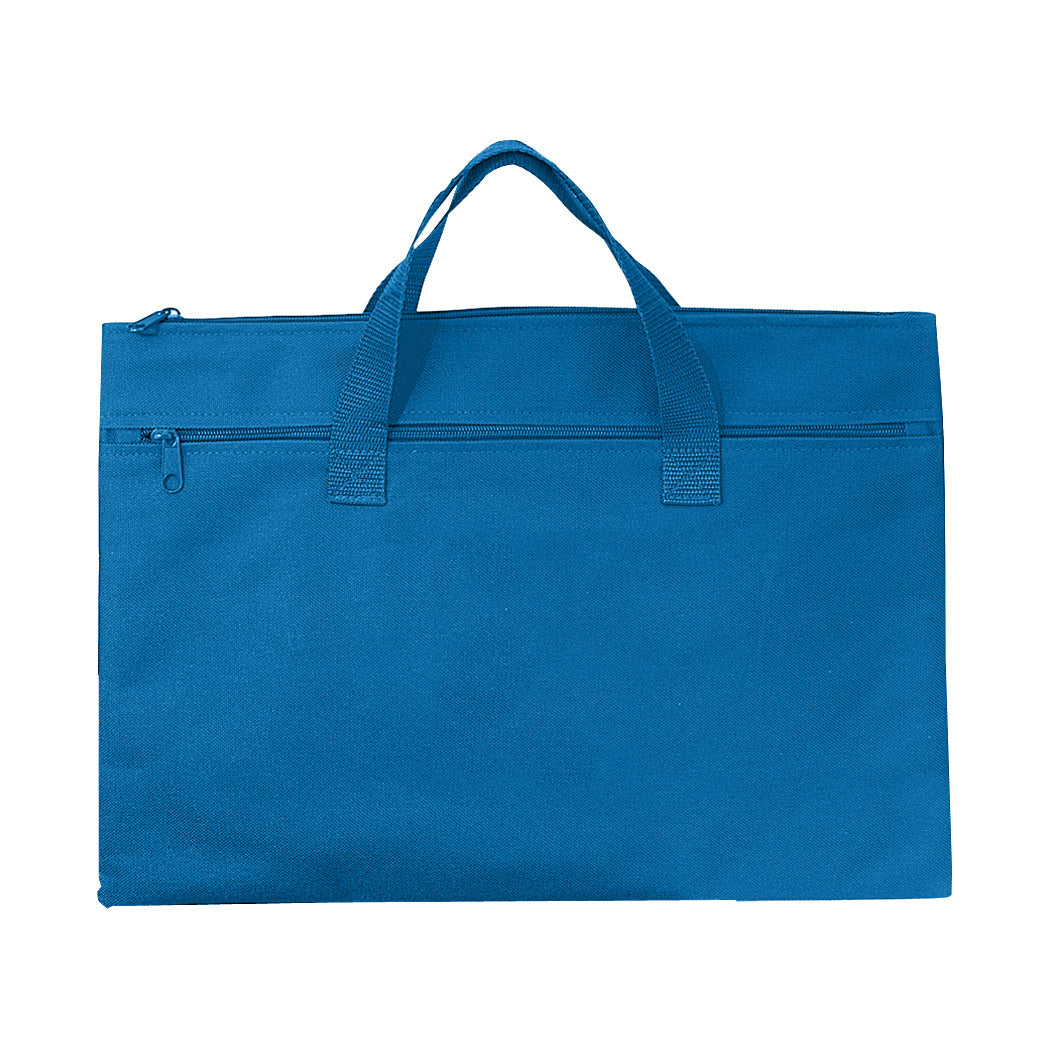 Blue 600D Polyester Document Bag
