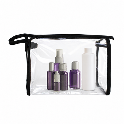 Clear Cosmetic Zippered Bag