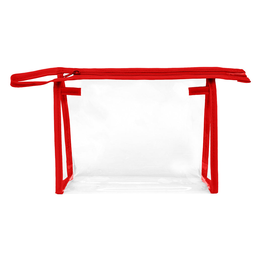 Clear Cosmetic Zippered Bag