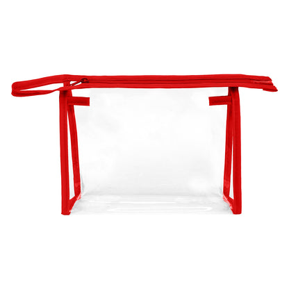 Clear Cosmetic Zippered Bag