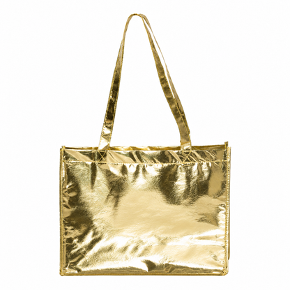 Luxe Metallic Tote Bag