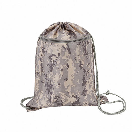 Digital Camo Drawstring Bag Tote Bag