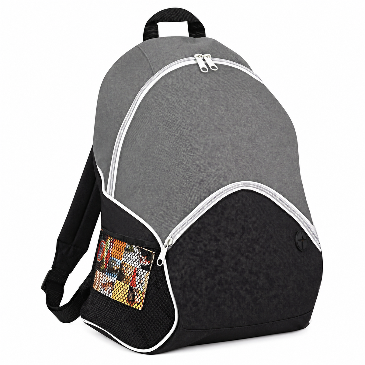 Poly Multi-Pocket School Backpack