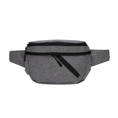 Dual-Zipper Crossbody Waist Pack