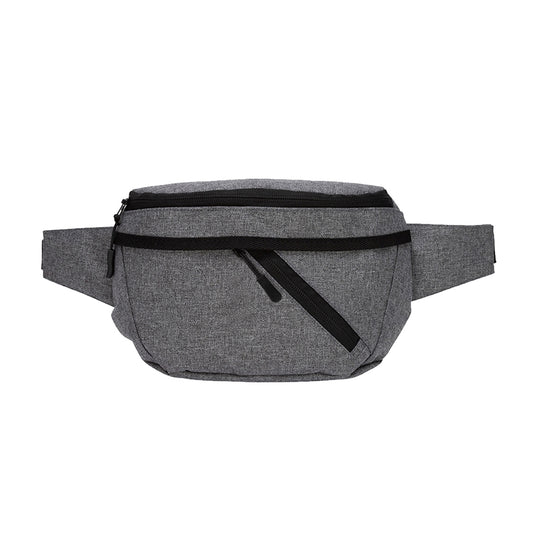Dual-Zipper Crossbody Waist Pack