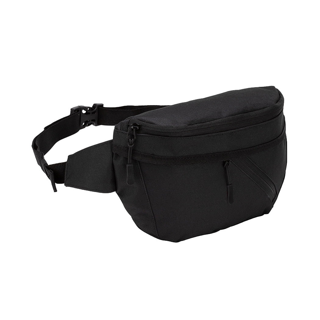 Dual-Zipper Crossbody Waist Pack