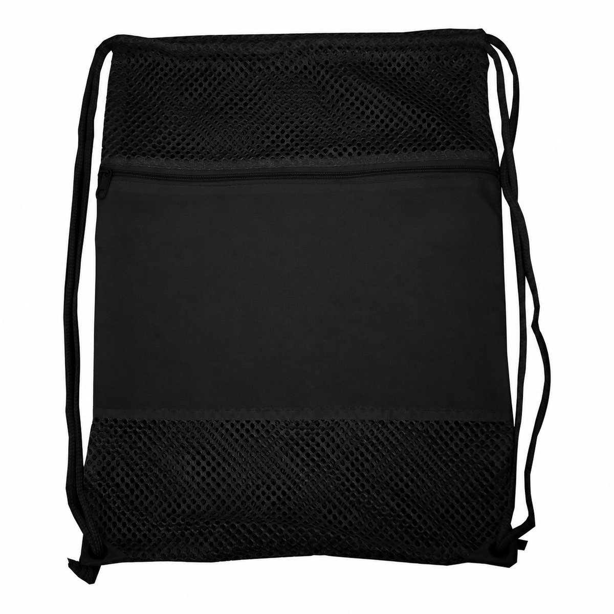 Nylon Drawstring Sports Mesh Convertible Backpack