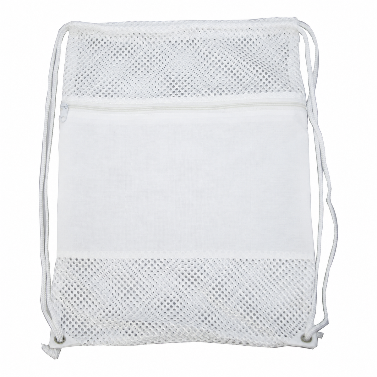 Nylon Drawstring Sports Mesh Convertible Backpack