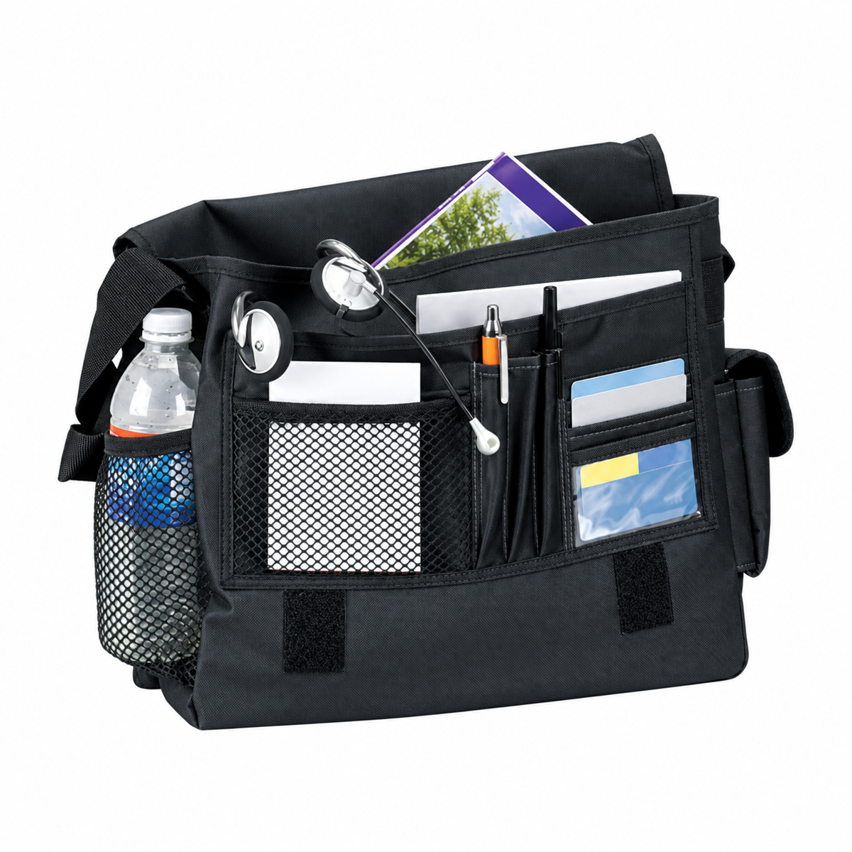 Poly Deluxe Organizer Messenger Bag